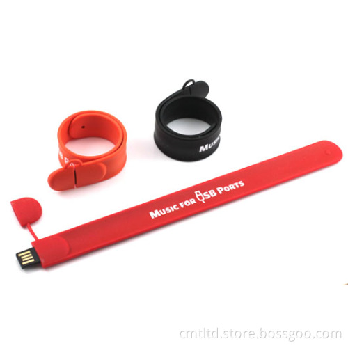 Slap Wristband Custom USB Flash Drive (CMT-WB06)